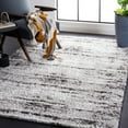 thumbnail image 2 of SAFAVIEH Berber Hollie Abstract Shag Area Rug, 8' x 10', Grey/Dark Grey, 2 of 8