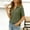 #0277-Army Green, variant on Women Casual Loose Blouses, Short Sleeve Collared Tops with Solid Color, Lightweight Breathable Shirts with Relaxed Fit for Summer Spring, Daily Work Party Vacation Outfits Gift