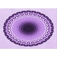 thumbnail image 1 of Ahgly Company Machine Washable Indoor Rectangle Transitional Blossom Pink Area Rugs, 7' x 10', 1 of 7