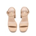 thumbnail image 4 of Sandalia DREAM PAIRS GISELLE Nude Nobuk Taco 11 cm Talla 9.5, 4 of 6