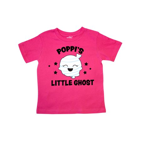 

Inktastic Cute Poppi s Little Ghost with Stars Gift Toddler Toddler Girl T-Shirt