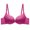 Hot Pink#comfortable bras for women, variant on nerohusy Comfort Bras for Women Plus Size,Push up Bras for Womens Wireless Full Coverage Stretch Soft Smoothing Bras Lifting Lined Comfort Classic T-Shirt Bra,CoffeeL