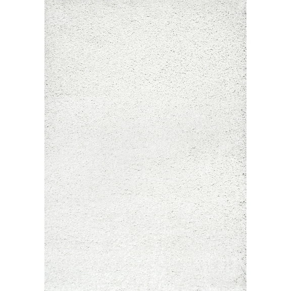 nuLOOM Marleen Contemporary Shag Area Rug, 5' 3" x 7' 6", Off White