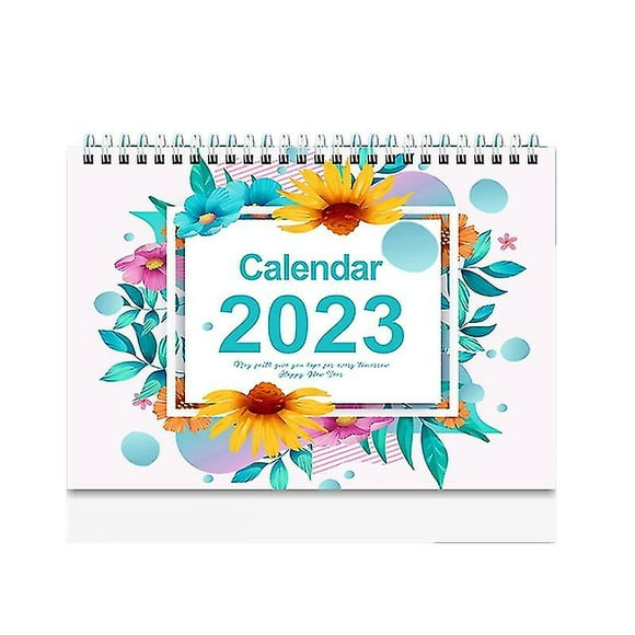 Calendario de Escritorio JanHm Organizador de Agenda Anual 2023 Papel