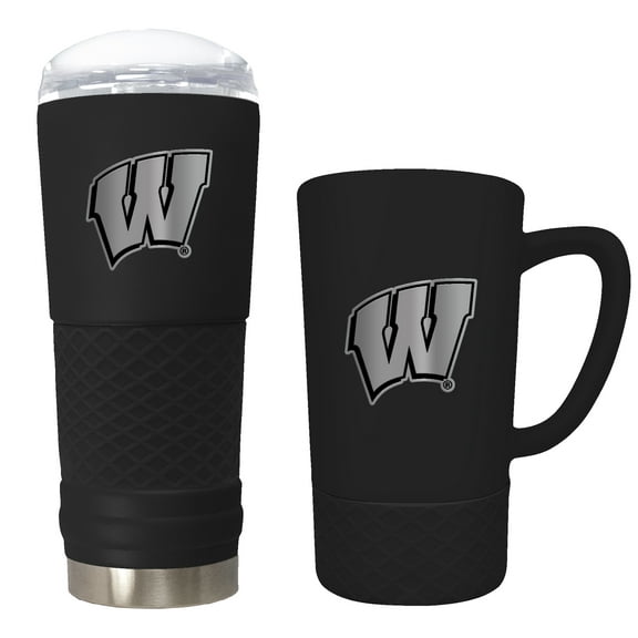 Wisconsin Badgers 24oz. Stealth Draft Tumbler and 15oz. Stealth Jump Mug Set