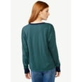thumbnail image 3 of Free Assembly Women's Pocket Boy Tee with Long Sleeves, 3 of 6