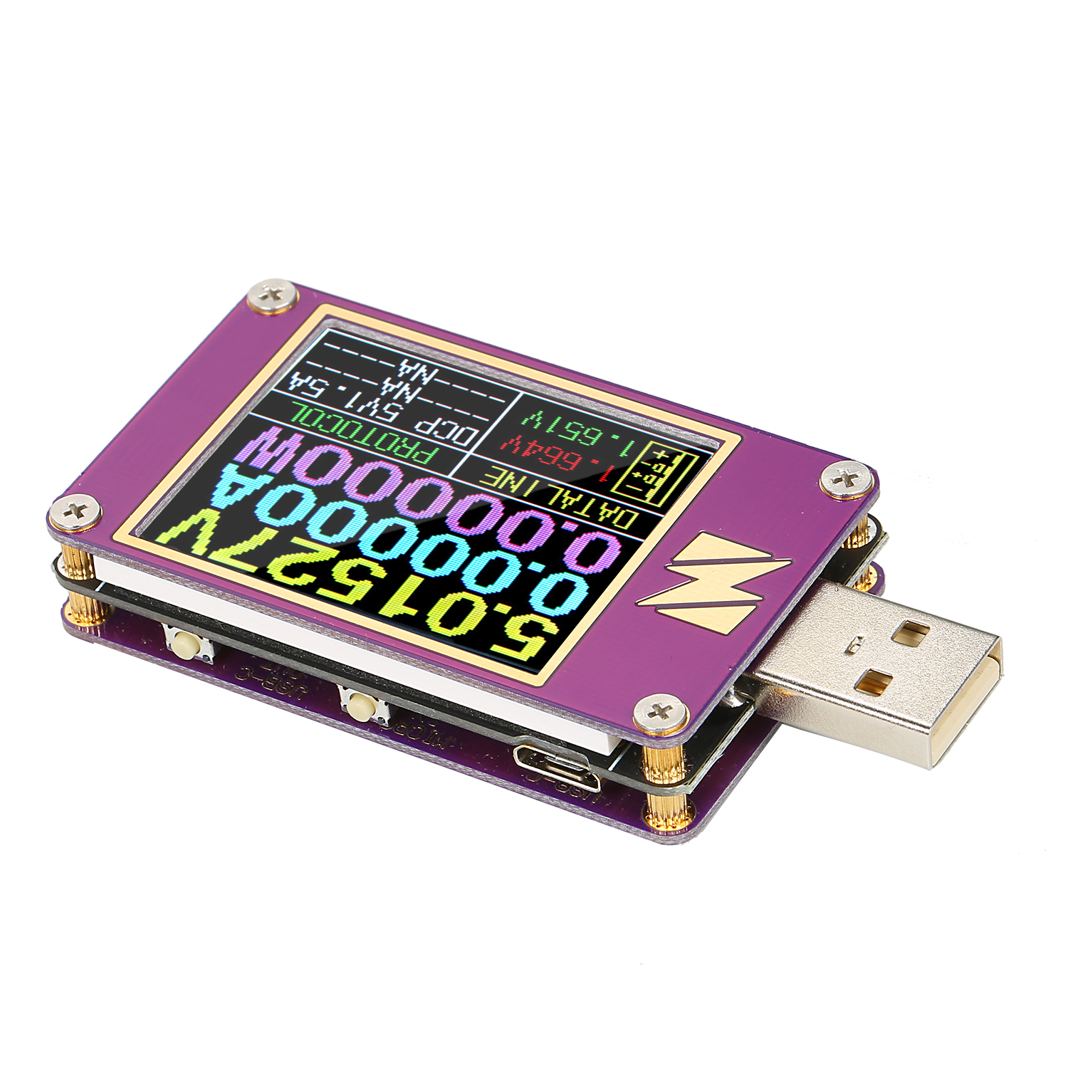 ZY1280P USB Tester Digital Display Color Screen Current Voltage
