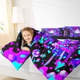 thumbnail image 3 of Erosebridal Cartoon Girl 7-Piece Twin Bedding Sets,Kawaii Japanese Pattern Bedding Comforter Set For Kids,Reversible, 3 of 7