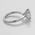 thumbnail image 6 of solitaire jewels 2.5CT Tulip Setting Round Moissanite Engagement Ring For Women, 10K White Gold, 6 of 10