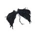 thumbnail image 3 of Capa de chal de plumas jinwen gótica para disfraz de Halloween Negro, 3 of 8