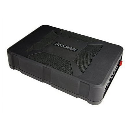 KICKER - Hideaway 8" Subwoofer with Enclosure and Integrated 150W Amplifier - Black