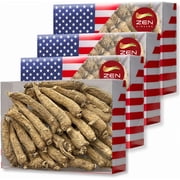 4 Boxes of Small Tail American Ginseng Root (4oz/Box)