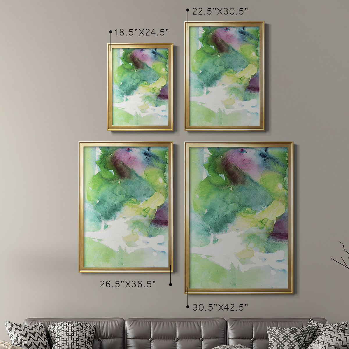 Rising Above IV Premium Framed Print, in Gold, Black, or Silver - Ready to Hang