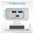 thumbnail image 2 of RV USB Outlet Fast Charging Car USB Port Car Charger Adapter USB Plug for Car RV Marine Marine Truck, 2 of 6
