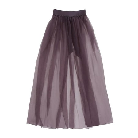 skirt fluttery tulle maxi plus figure sexy
