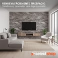 thumbnail image 4 of Papel Tapiz Tipo Piedra Con Adhesivo De 35X38CM Revestimiento Decorativo Para Cubierta De Mueble Encimera Cocina Estante Puertas Paredes Decoracion Hogar (Gris), 4 of 7