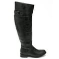 thumbnail image 2 of Breckelles Rider-82 New Women Crinkle Leatherette Round Toe Riding Thigh High Boot, 2 of 6