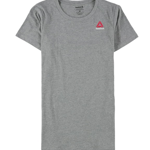 Reebok Womens MADISON Fittest On Earth Graphic T-Shirt, Grey, Medium