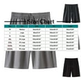 thumbnail image 2 of Mens Big & Tall Shorts with Pockets M-5X Plus Size Straight Wide Leg Drawstring Elastic Waisted Solid Relaxed Going-Out Loungewear Short Clearance, 2 of 2