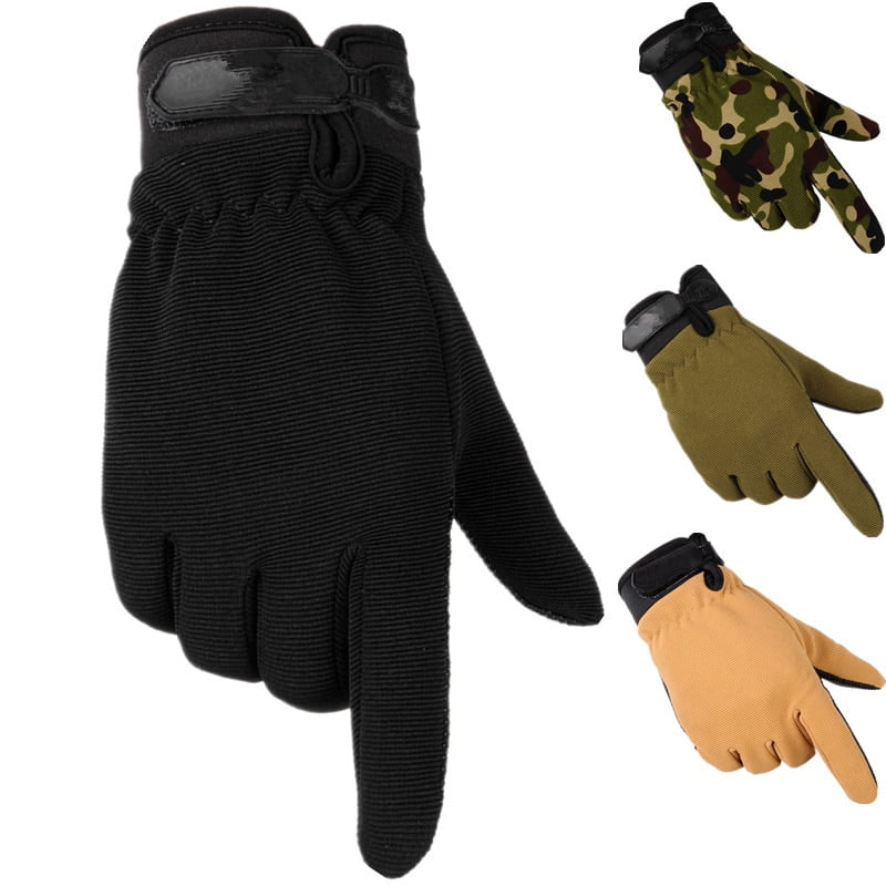 Univsal Multicam Guanti tattici Antiskid Army Militare Bicicletta Airsoft Motocycel Shooting Paintball Work Gear Camo Guanti a dita intere