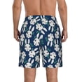 thumbnail image 3 of Naloa Cute Rabbit Men's Beach Shorts, Surfing shorts, Swim trunks, Quick Dry Swim Trunks for Surfing Beach Fun - Small, 3 of 9