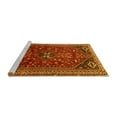thumbnail image 2 of Ahgly Company Machine Washable Indoor Round Persian Yellow Traditional Area Rugs, 7' Round, 2 of 4
