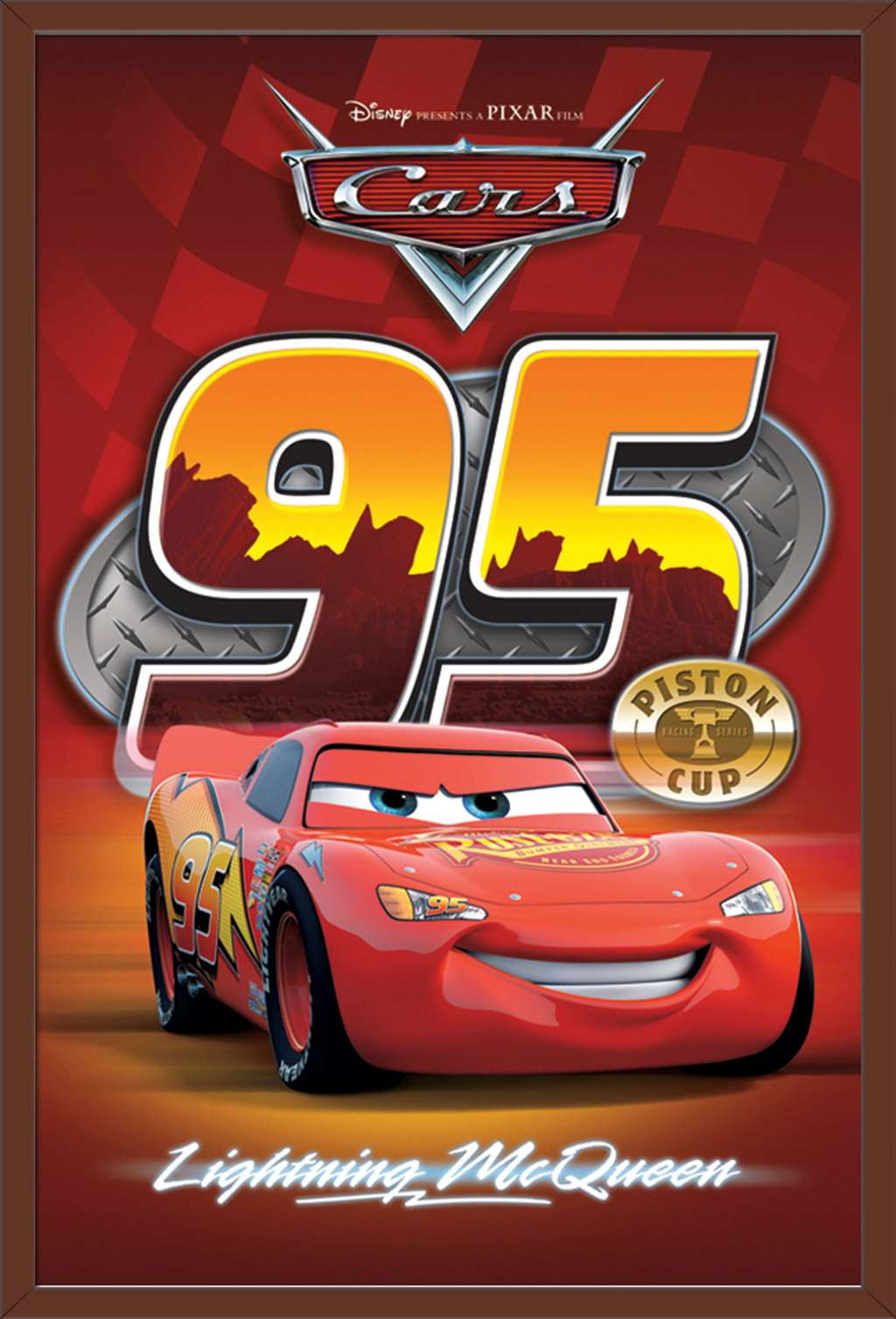 Disney Pixar Cars - Lightning Poster - Walmart.com ...