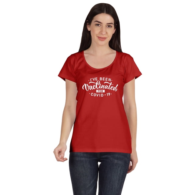 Inkmeso I've Been Vaccinated For Pro-Vaccine T-shirt Tops For Womens