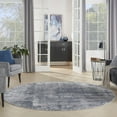 thumbnail image 2 of Nourison Rustic Textures Painterly Indoor Rug Grey 5'3" x Round, 2 of 8