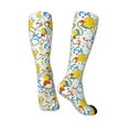 thumbnail image 5 of Lsque Ducks and Anchors Printed Crew Socks Men's Women's LightWeight Thin Casual Calf Socks ,Knee High Socks,Cotton Socks, 5 of 9