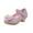 Pink, variant on Quaouag Girls Dress Shoes Wedding Party Heel Mary Jane Princess Flower Shoes (Toddler/Little Kid/Big Kid)