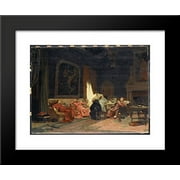 The Missionary's Adventures 20x24 Framed Art Print by Jehan Georges Vibert