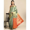 thumbnail image 3 of Ethnic Motifs Zari Brocade Banarasi Saree - 24533444, 3 of 8