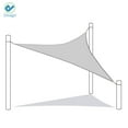 thumbnail image 4 of Deago 12' x 12' x 12' Waterproof Sun Shade Sail UV Block Canopy Cover for Outdoor Patio Garden Beach Sand Triangle, 4 of 9