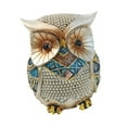thumbnail image 5 of TISHITA Decorative Owl Statue Cabinet Figure Landscape Garden Miniature Owl Figurine, 5 of 8