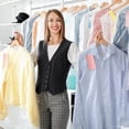 thumbnail image 3 of Paquete de 20 bolsas para ropa, fundas transparentes de plástico para ropa, protectores de ropa de 60 x 90 cm, bolsas para colgar ropa a prueba de polvo para trajes, vestidos, chaquetas, camisas, 3 of 4