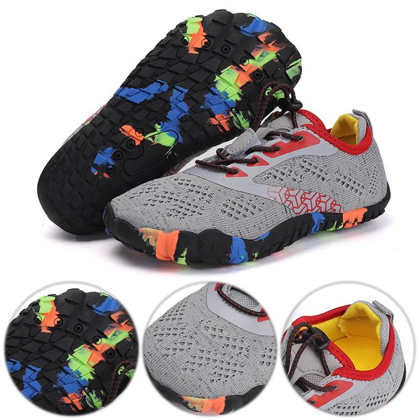 Zapatos Playa Descalzos para Sin Deslizamiento Bucear Surf (gris 31)