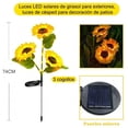 thumbnail image 2 of Luces Solares de Jardín CM-TOP Decoración al Aire Libre Girasol 3 Ramas, 2 of 2