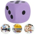 thumbnail image 3 of SHISUYAN Large Purple EVA Number Dice for Party Games Multifunctional Game Props Perfect for Family Play 3.15 Inches, 3 of 8