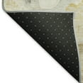 thumbnail image 5 of Addison Rugs Mayfield Premium Machine Washable Transitional Abstract Gold Round Rug, 8' x 8', 5 of 6