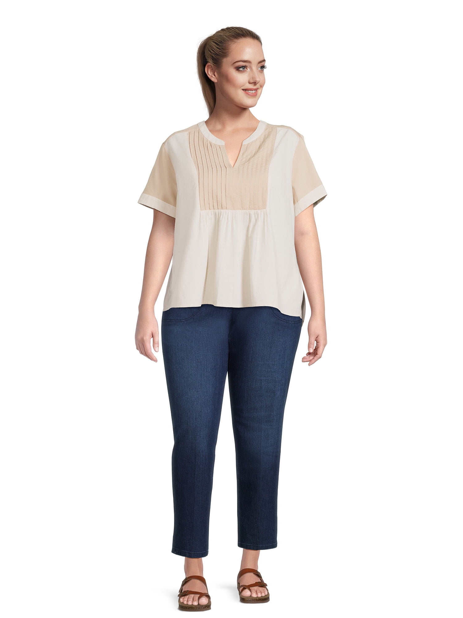 JMS Just My Size by Hanes Women's Plus Size 2 Pocket Pull On Pants, Single and 2 Pack
