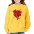 thumbnail image 4 of Ruyang Girls Long Sleeve Crew Neck Pullover Sweater Valentines Shirt Long Sleeve Love Heart Tops Graphic Clothes Festival Jacket, 4 of 4