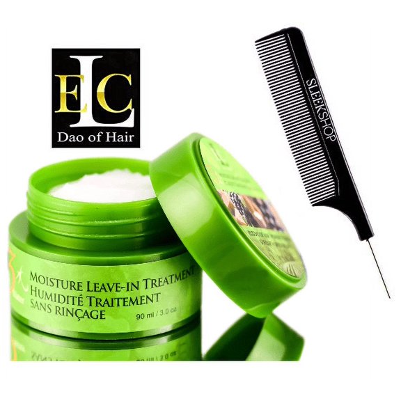 ELC Dao of Hair Pure Olove MOISTURE LEAVE-IN TREATMENT #3 (Stylist Kit) Heals DRY, DULL HAIR Instantly, Heat & Color Protection, Smooth & Stop Frizz (2.5 oz / 75 ml - TRAVEL SIZE)