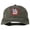 Black, variant on USA Peace Hand Embroidered Washed Cap - Stone OSFM