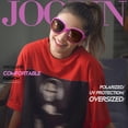 thumbnail image 3 of Gafas de sol Joopin Oversized para mujer, polarizadas, UV400, blanco+morado, 3 of 6