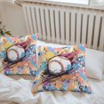 thumbnail image 6 of Throw Pillow Covers 18x18 Inch Set of 2, Baseball Sports, Waterproof Outdoor Pillow Covers, Minimalist Geometric Smear Art Decorative Cushion Pillowcases for Couch, Sofa, Bed, Garden, Patio, 6 of 9