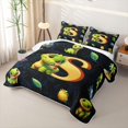 thumbnail image 3 of Homewish Dinosaur Quilt Full for Boys Girls, Dino Letter S Full Bedspread Sets, 3 of 7