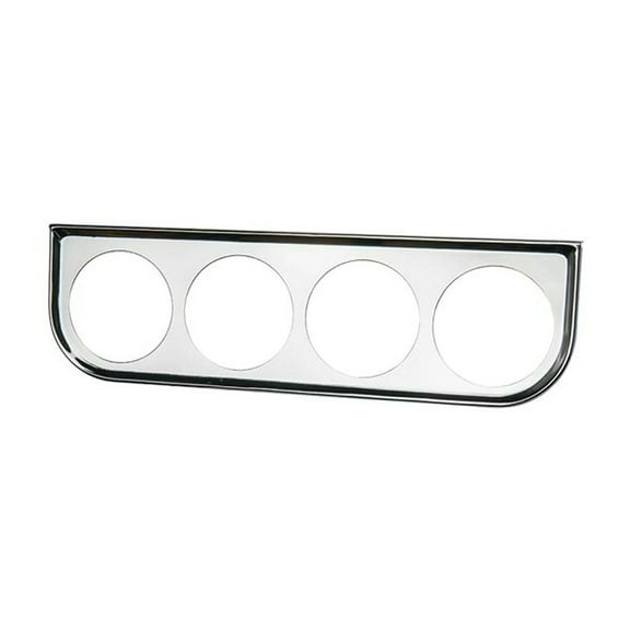 GlowShift | 52mm Chrome Universal Quad Gauge Under Dashboard Mounting Bracket Pod for Cars and Trucks