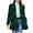 Army Green, variant on Sokhug Women's Winter Wool Coat Long Sleeve Collared Double-Breasted Outerwear with Diamond Plaid Pattern & Side Pockets Trendy Flannel Blend Jacket