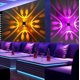 thumbnail image 4 of Xihbxyly Lámpara de Pared Rgb Colorida, Iluminación Led con Control Remoto, Ahorro de Energía, Ecológica, Decoración Versátil, Ideal para Decorar Paredes de Bares y Oficinas, Fácil Instalación, Diseñ, 4 of 5